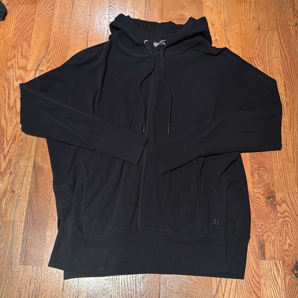 Sweaty Betty black hoodie sweatshirt size S